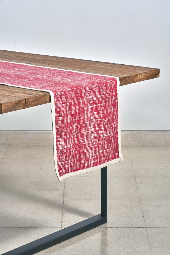 Table Runner Arsir Red