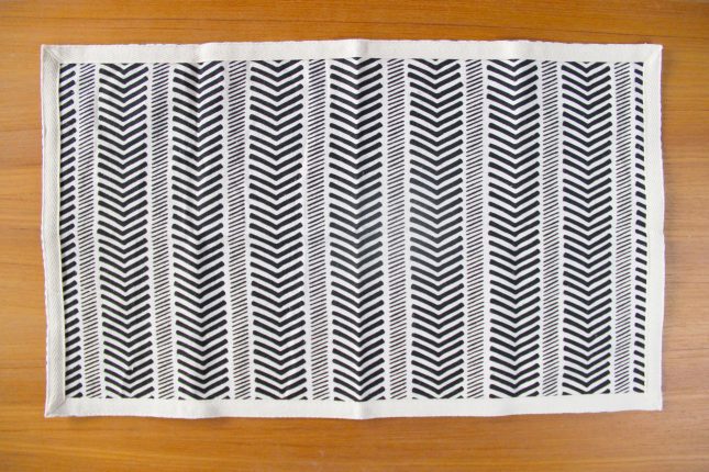 Placemat Herringbone Black