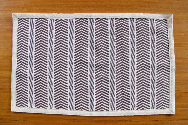 Placemat Herringbone Brown