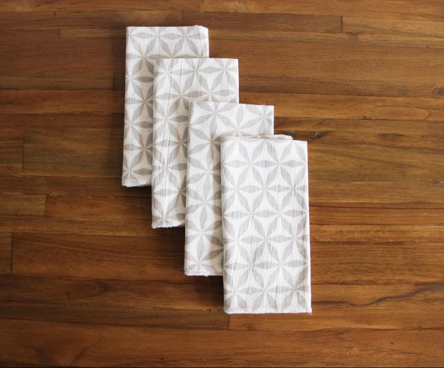 Napkin Hexastar Sand