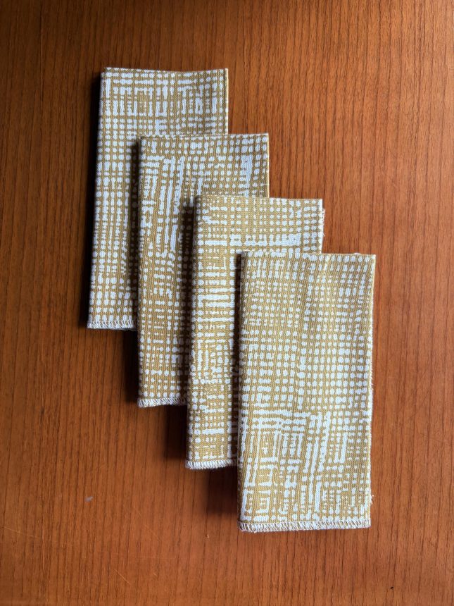 Napkin Arsir Mustard