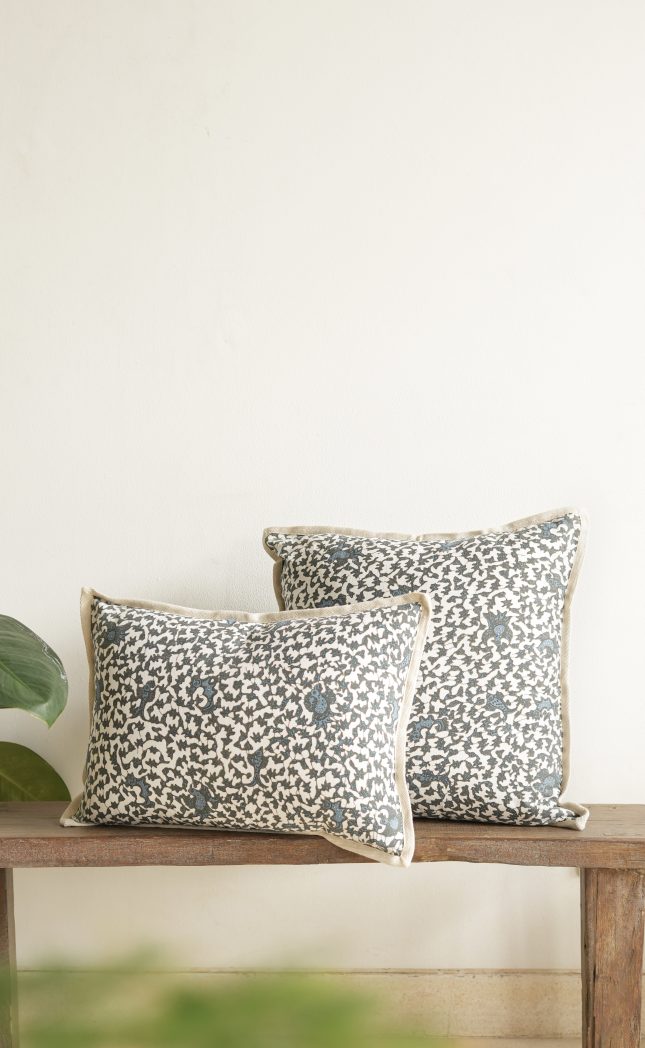 Pillow Case Lasem Denim Walnut