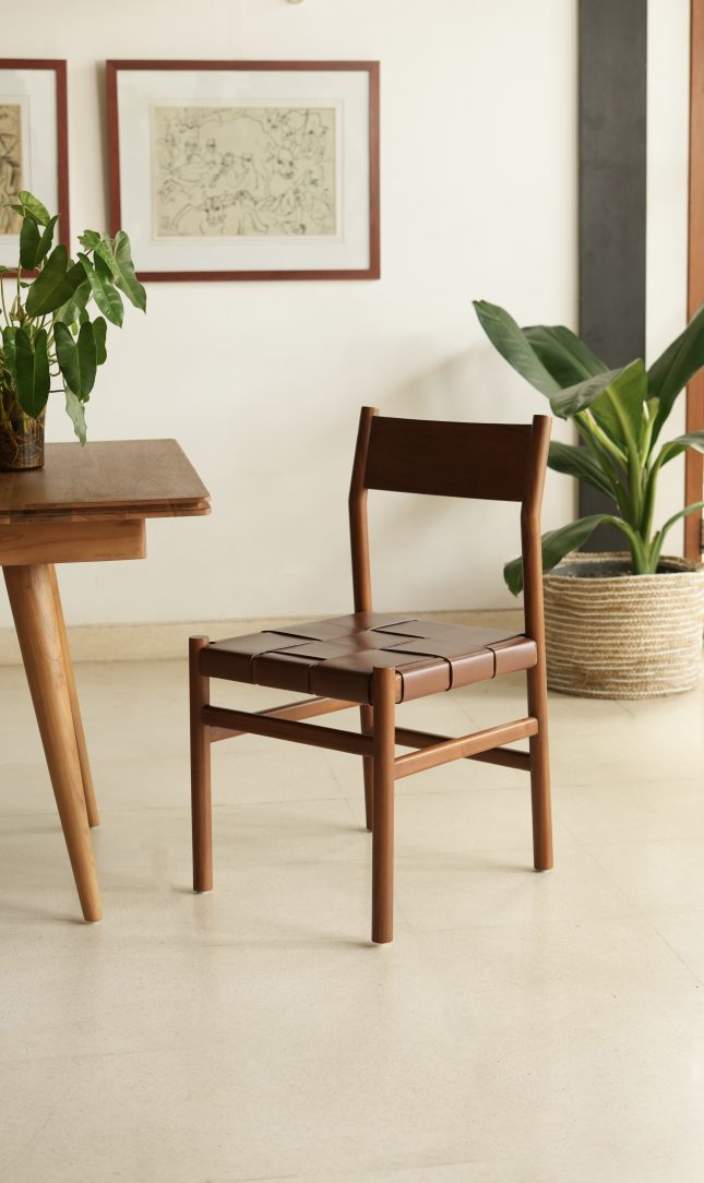 Blora Dining Chair Brown