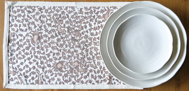 Placemat Lasem Brown - Blush