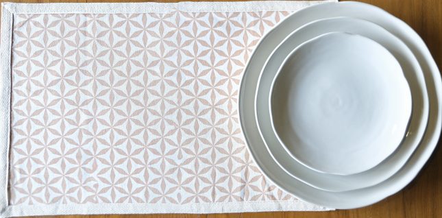Placemat Hexastar Blush