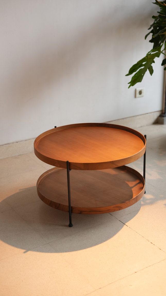 Sawu Coffee Table (Full Teak / Block)